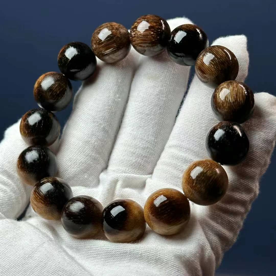 Old Material Black Gradation Bead
