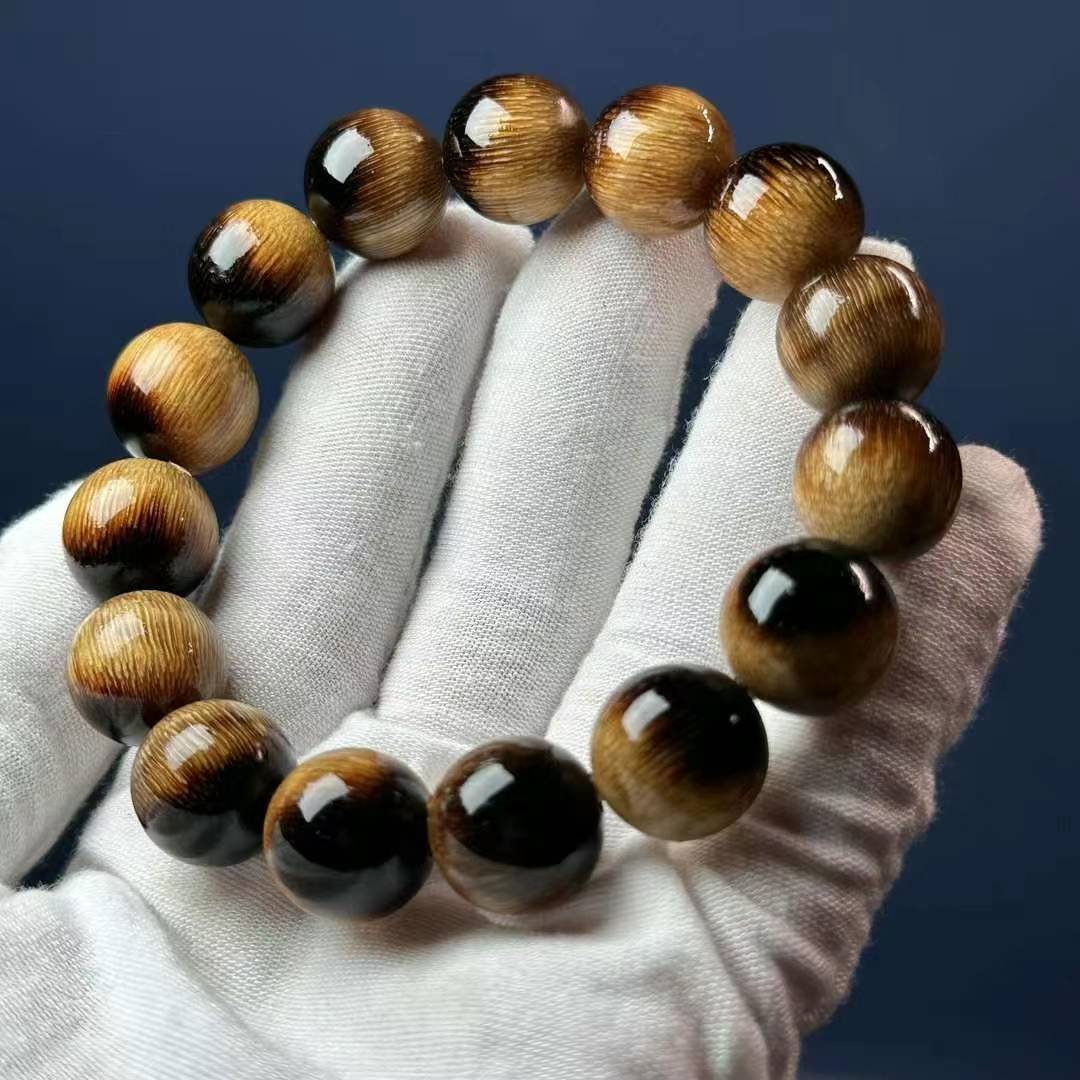 Old Material Black Gradation Bead