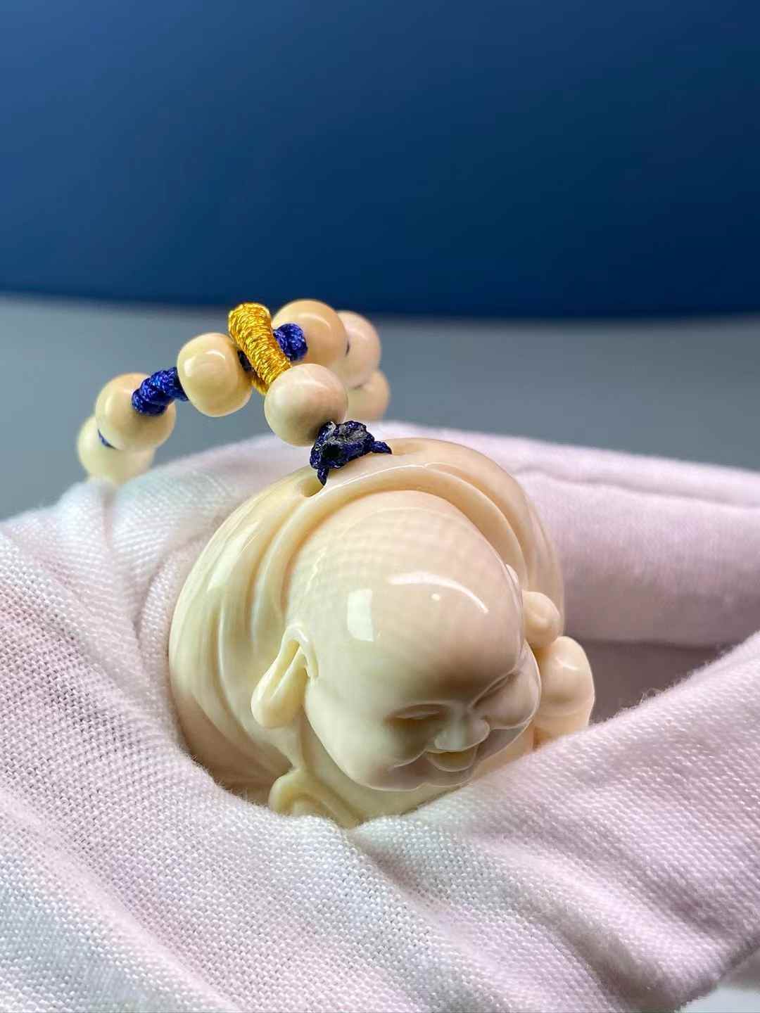 Wealth-Bringing Maitreya Tusk Handheld