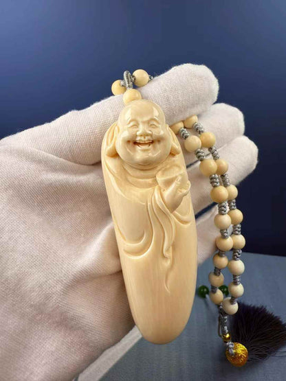 Wealth-Bringing Maitreya Tusk Handheld
