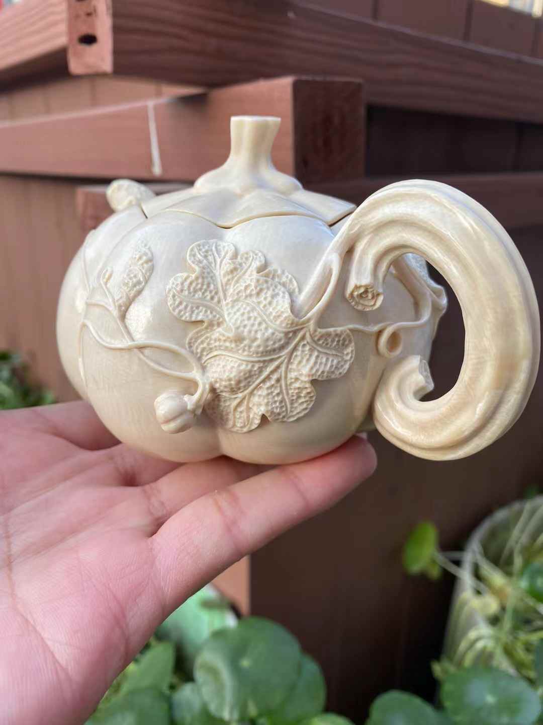 Pumpkin teapot