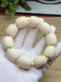 Cloud Pattern Barrel Bead Bracelet