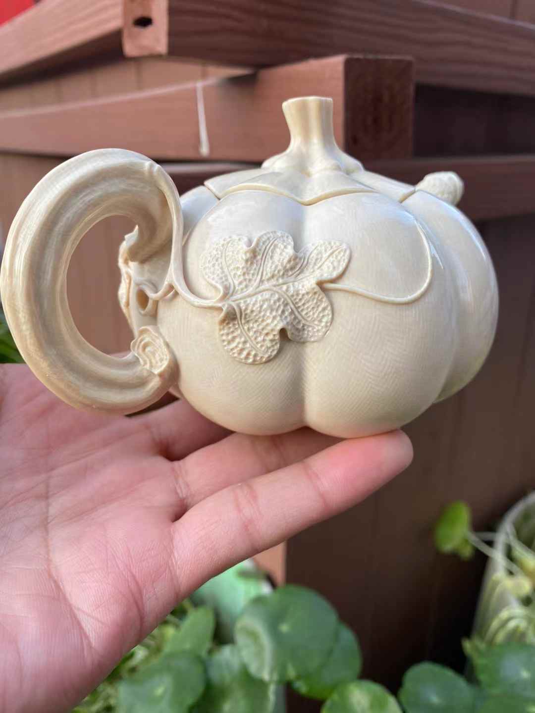 Pumpkin teapot