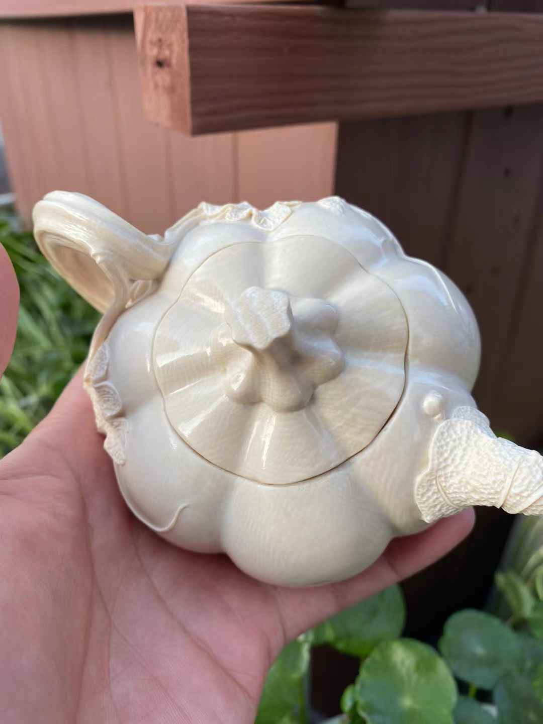 Pumpkin teapot